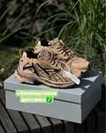 + ПОДАРУНОК‼️Кросівки Balenciaga Runner Graffiti High(Коричневі),бален