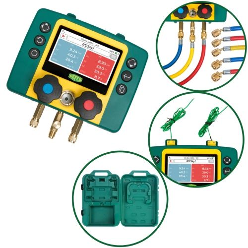 Elektroniczny zestaw manometrów REFCO REFMATE-2