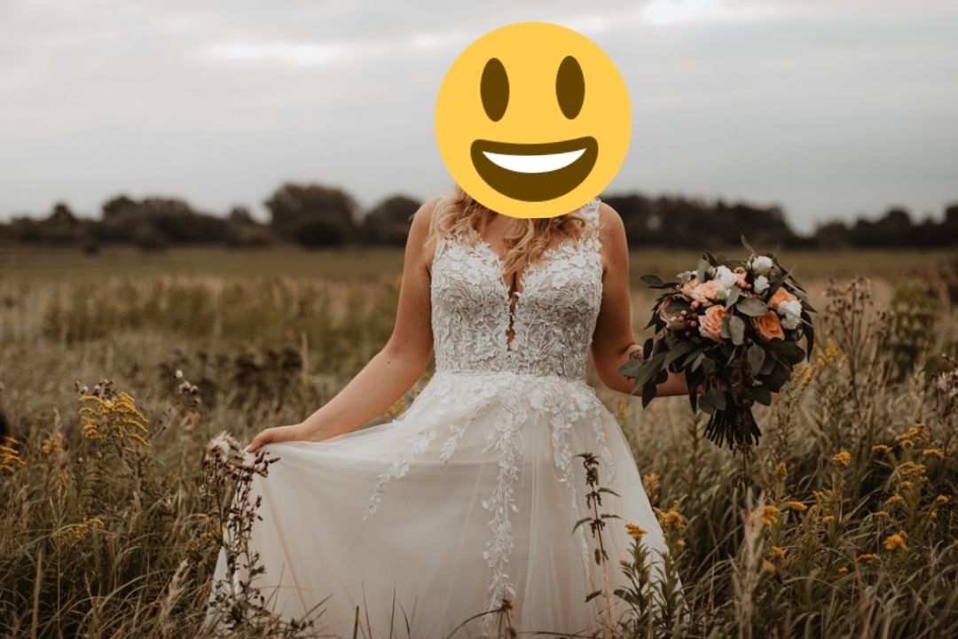 Suknia ślubna projekt - Patrycja Pardyka. Na wysoką kobietę