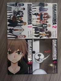 Mangi Manga Danganronpa tomy 1-4