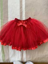 Спідниця фатинова червона, 98-104, юбка