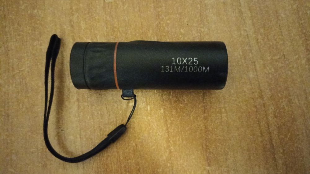 Монокуляр 10х25,10-ти кратне збільшення,лінза 25мм.