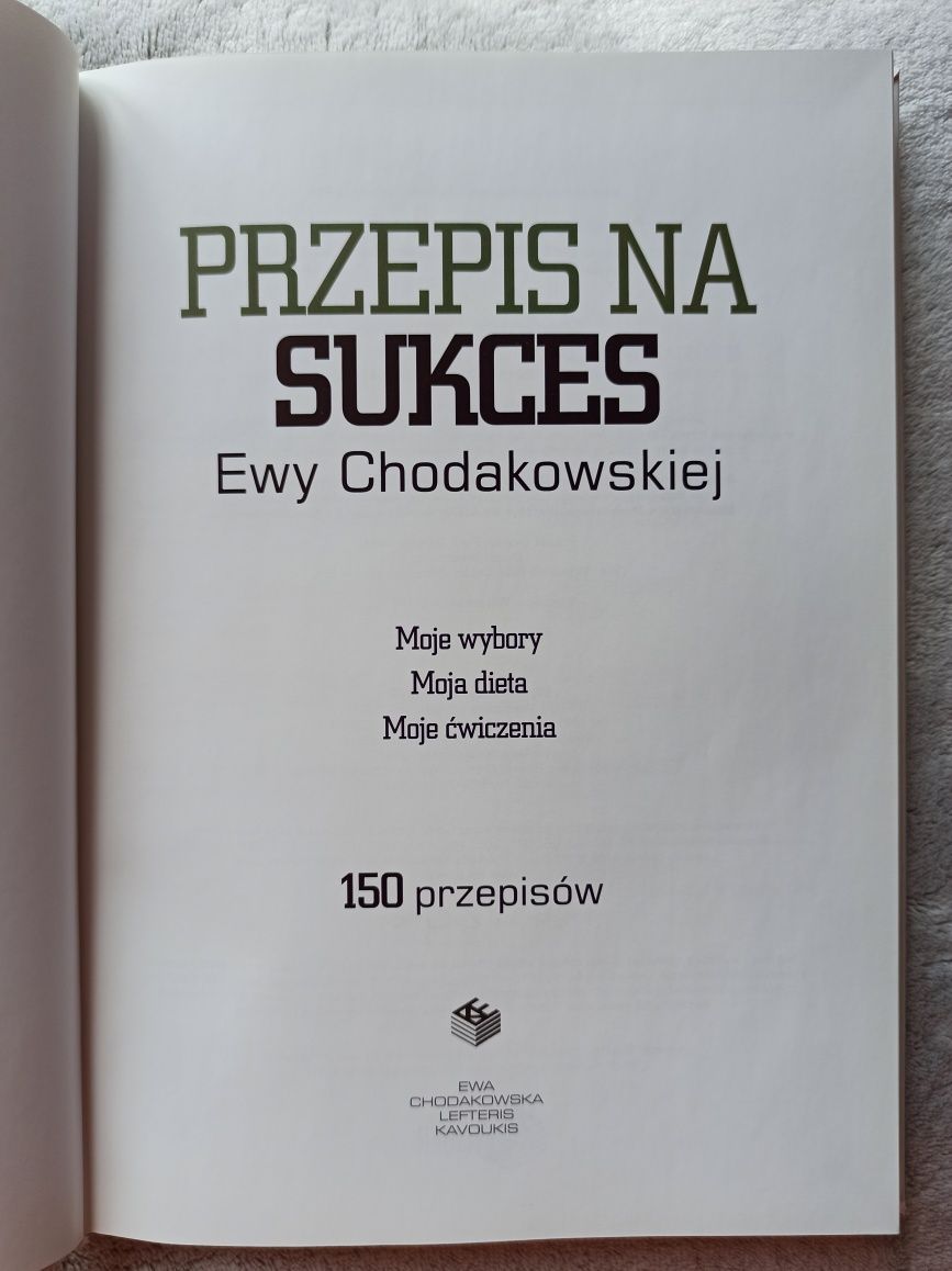 Książka "Przepis na sukces Ewy Chodakowskiej"