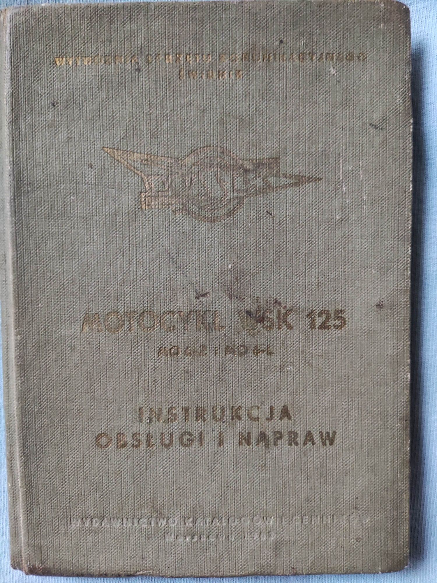 Motocykl WSK Instrukcja obsługi i napraw 125 typ M06-Z, M06 -L 1963 r.