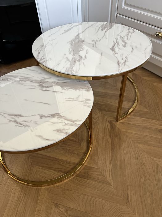 Zestaw 2 stolikow Glamour