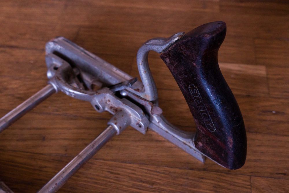 Strug wręgownik Stanley No 50 | do odrestaurowania z jednym nożem