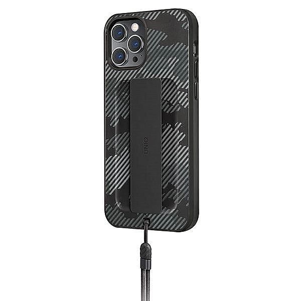 Etui Uniq Heldro na iPhone 12 Pro Max - czarne moro