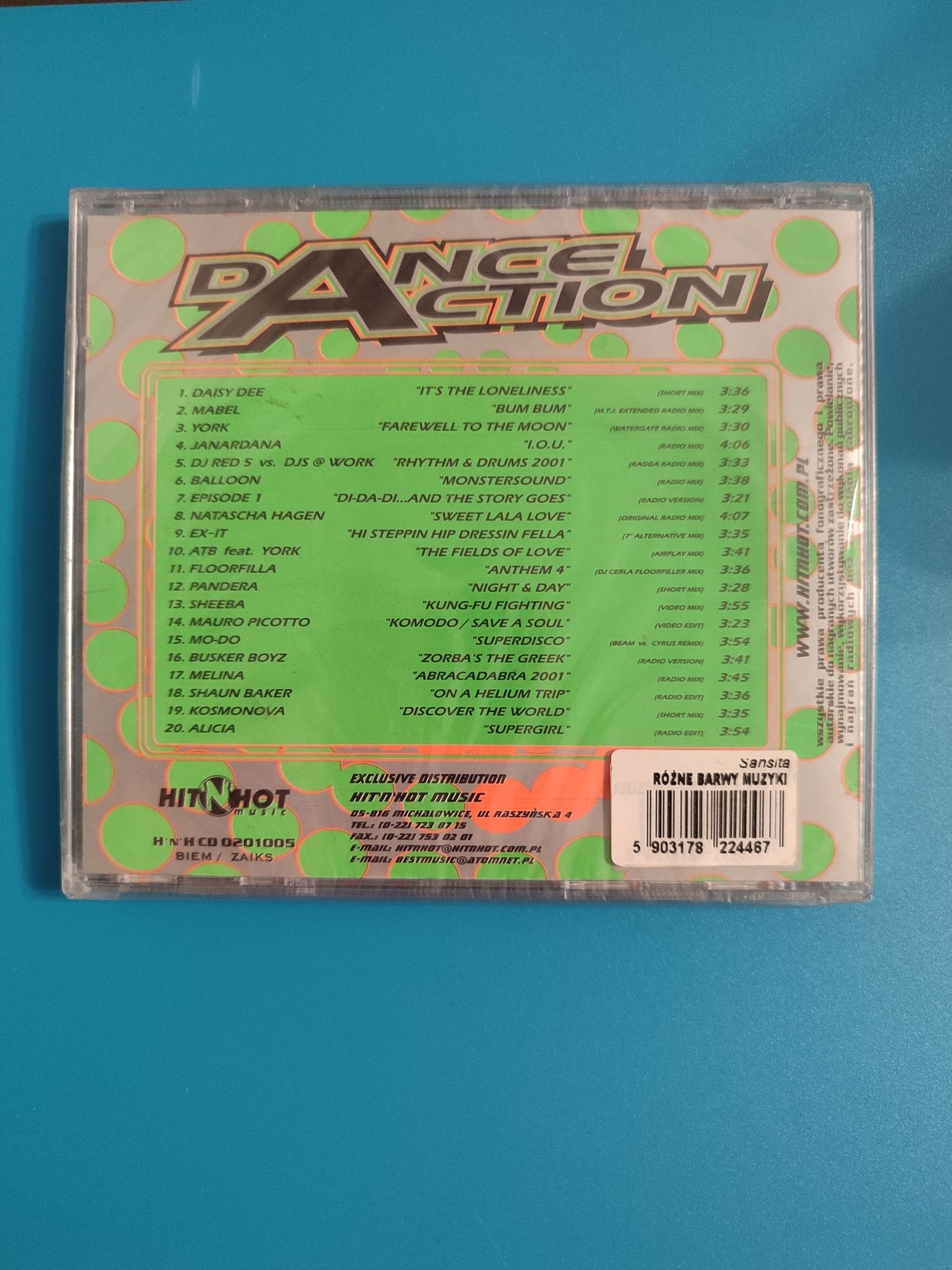 Dance Action nowa płyta CD