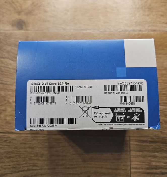 Процессор intel core i5 14500 14 ядер 20 потоков 5.0 ГГц гарантия 2027