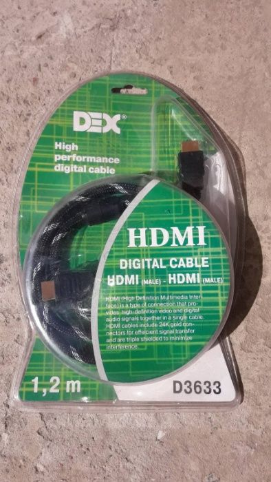 Кабель HDMI 1.2 м DEX-D3633