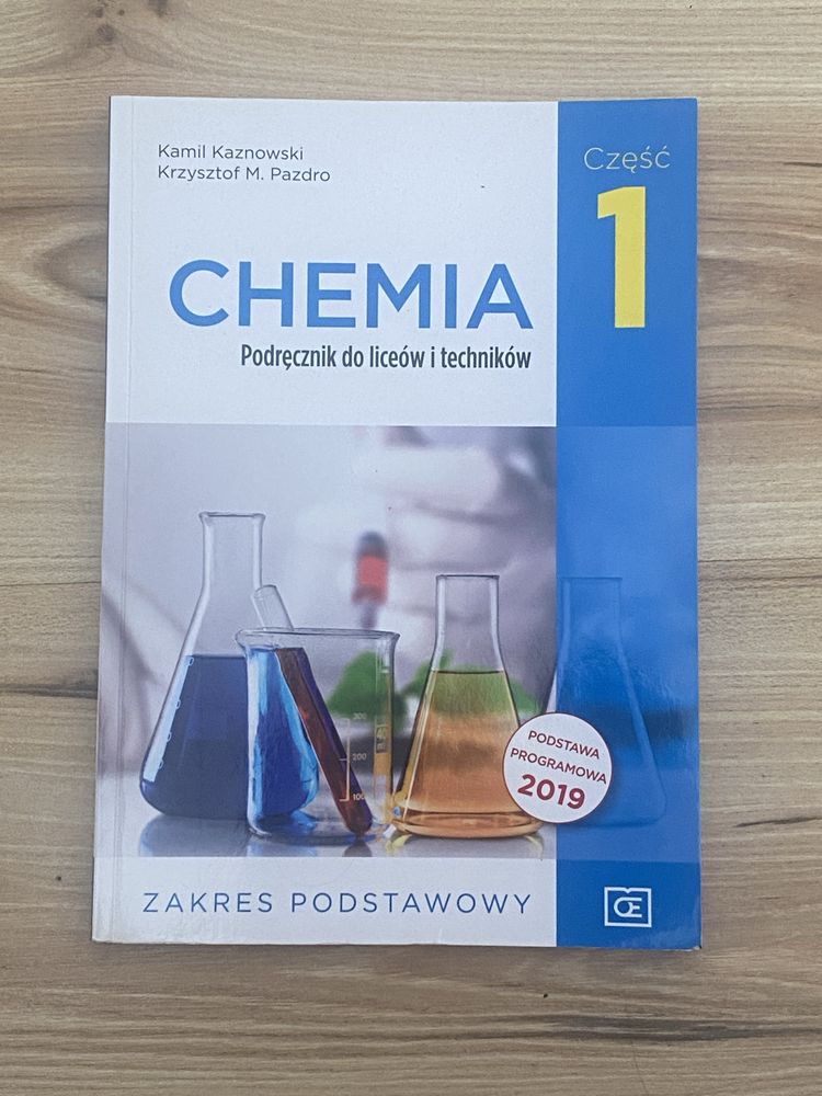 Podręcznik Chemia poziom podstawowy klasa 1, Pazdro