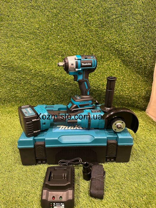 Акумуляторний набір Makita 2в1 48V 6Ah болгарка 508 и гайковерт 800нют