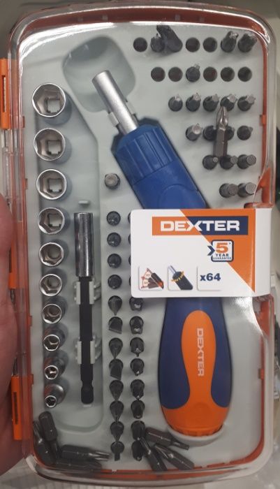 64 pontas chave Dexter (Conjunto)
