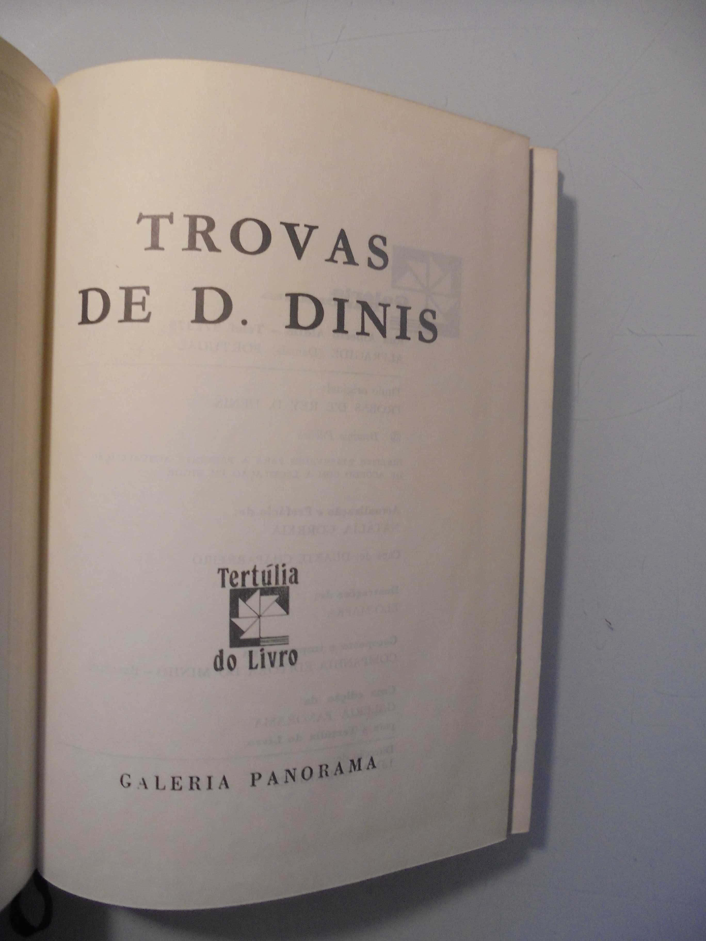 Correia (Natália,Actualização e Prefácio);Trovas de D.Dinis