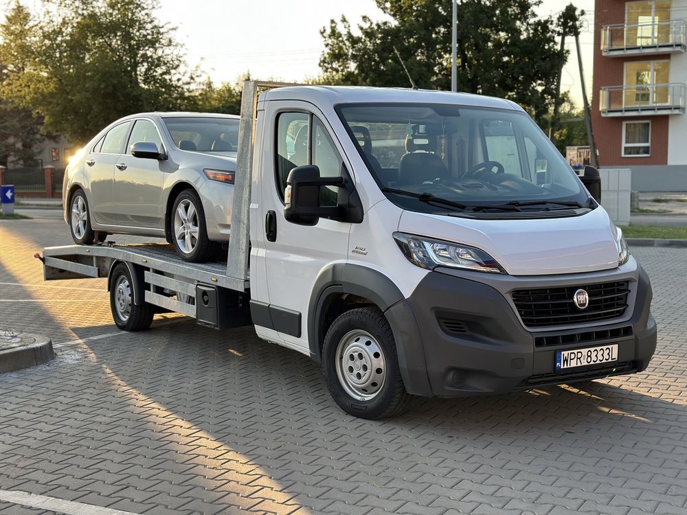 Auto laweta Fiat Ducato prawo jazdy kat B Warszawa