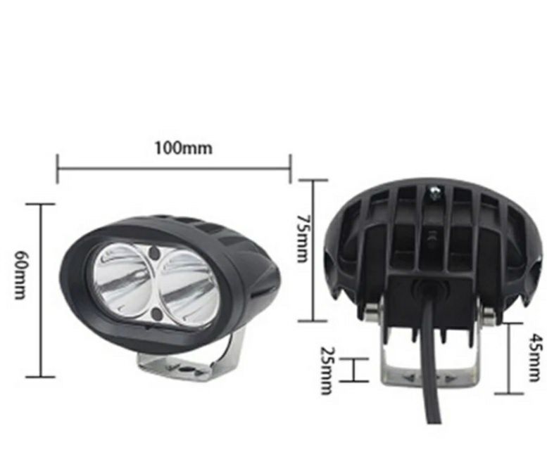 Світлодіодні фари ПТФ Led (балки) 20W 12-24В з світлодіодами Cree