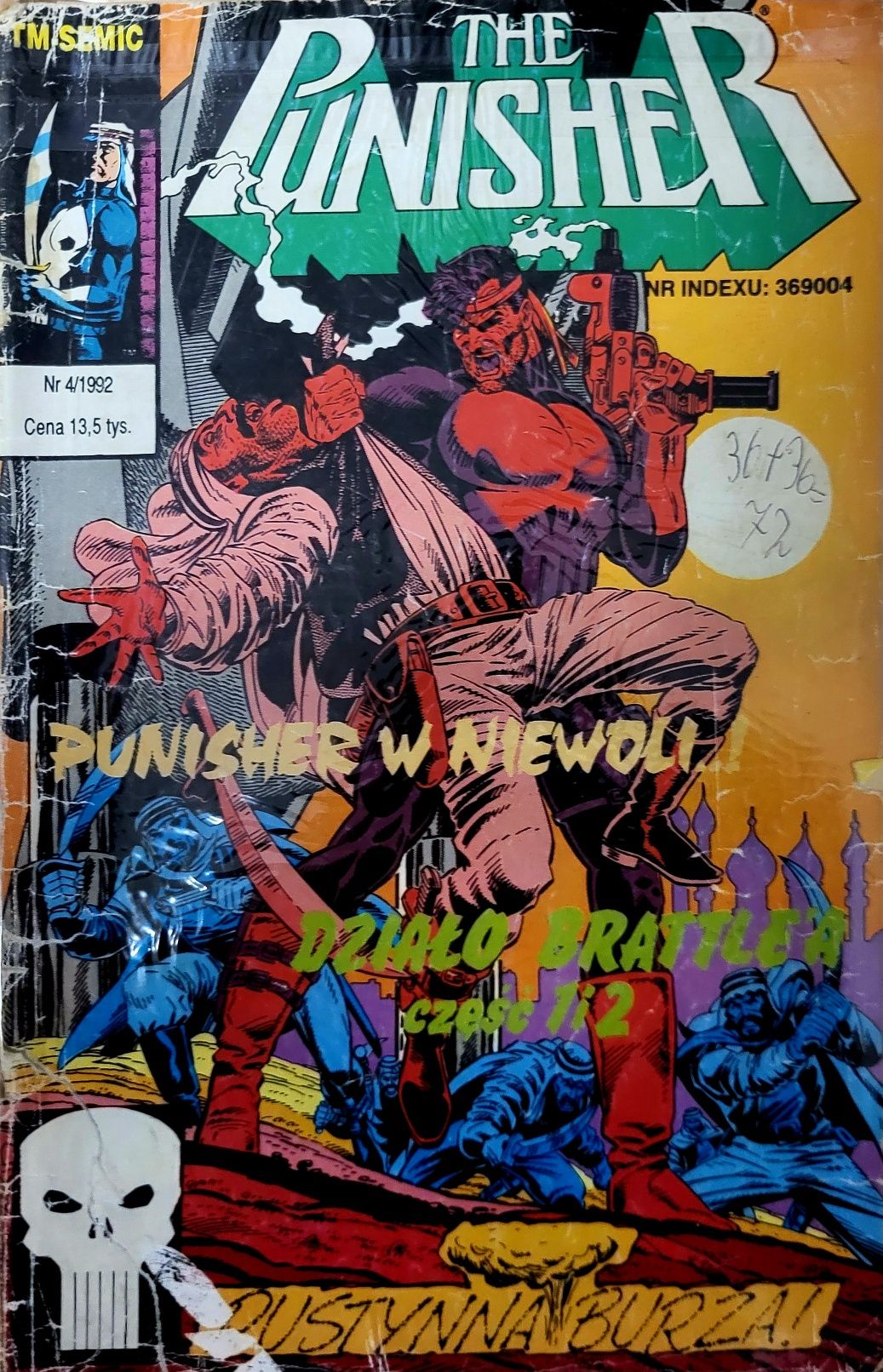 Komiks The Punisher Pogromca 4/1992  db