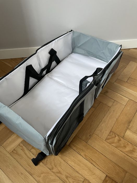 3w1 torba na pieluchy, podróżna gondola i mata do przewijania