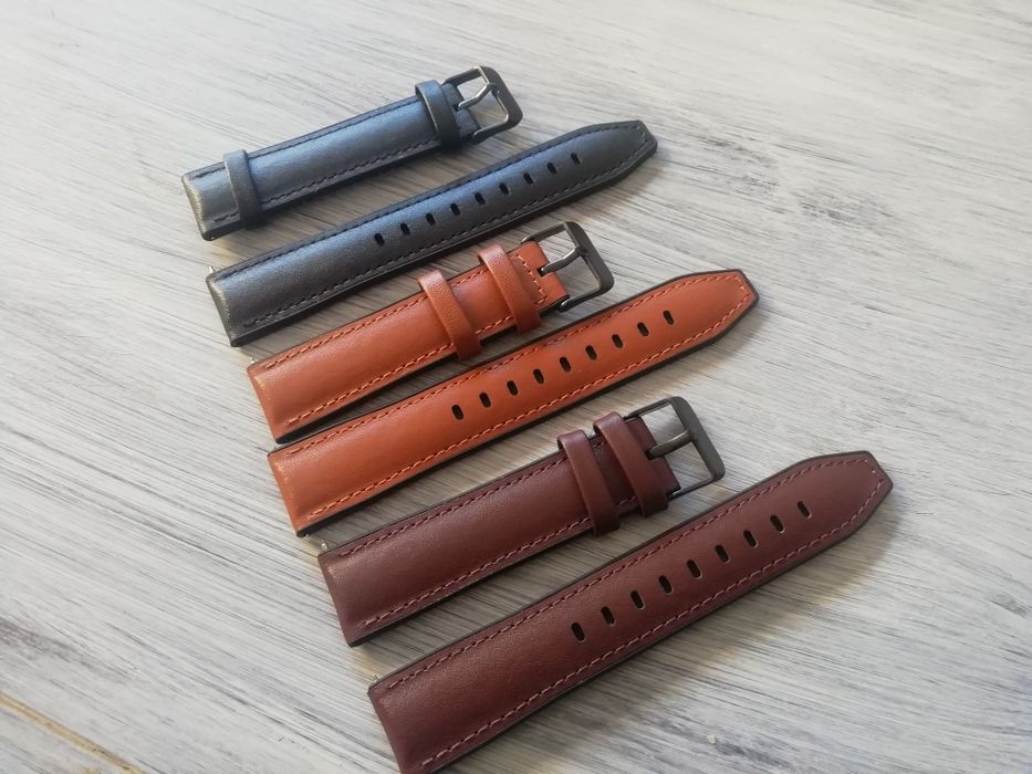Braceletes 22mm em Couro e Silicone (Novo)