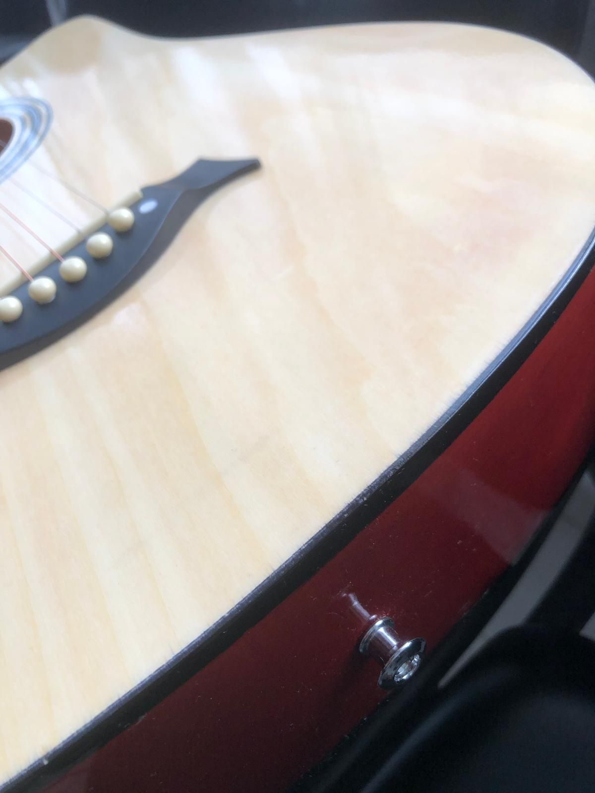 Violão 38 Polegadas - Novo com Capa , Capotraste, Paleta,  Afinado