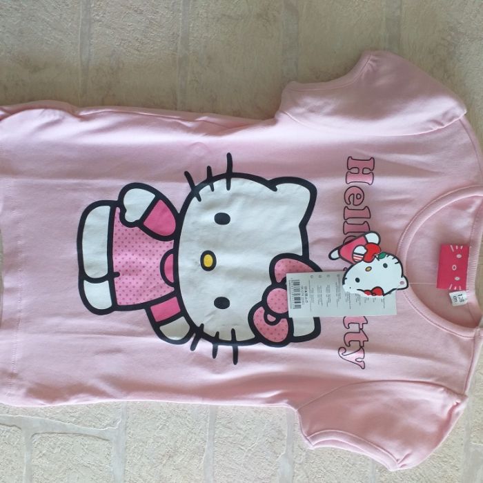 Tunika dziewczęca Hello Kitty-nowa z metką 128 i 134 cm