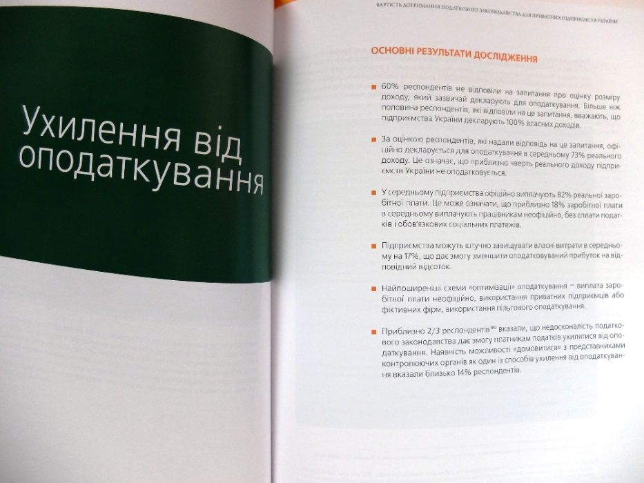 Вартість дотримання податкового законодавства в Україні