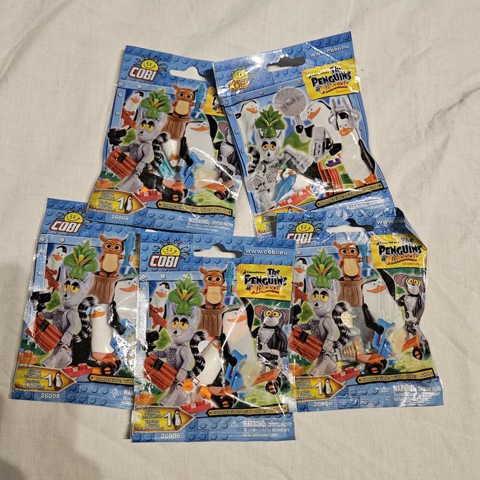 Cobi figurki klocki 2015r Pingwiny z Madagaskaru Zabawki KupMiChceTo