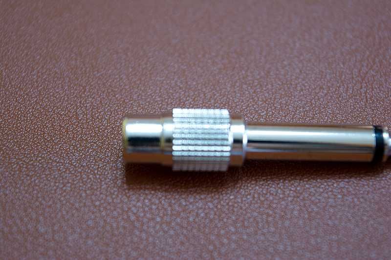 Adaptador Jack RCA 6.5 Macho para 3.5 Fêmea Mono, Novo