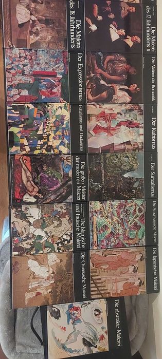 História mundial da Pintura — Weltgeschichte der Malerei (25 Vol.)