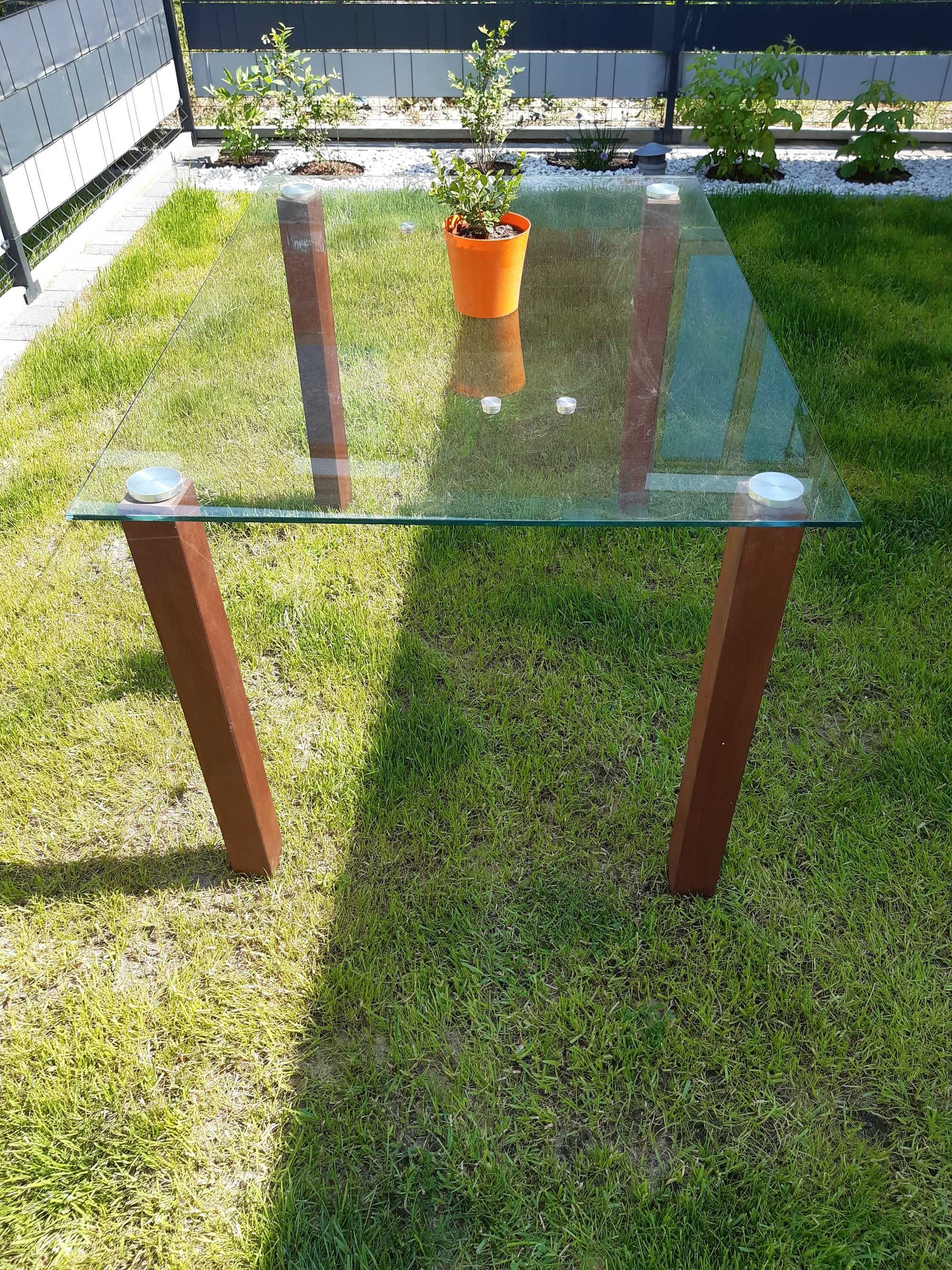Stół szklany 120x85
