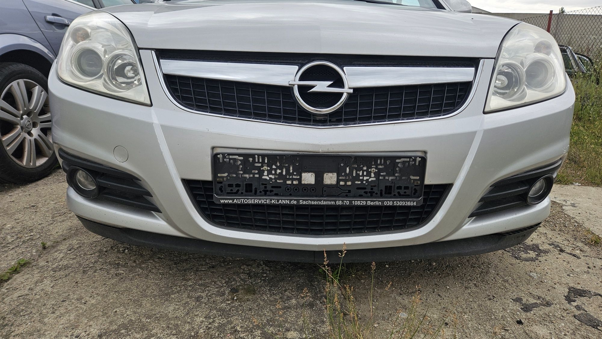 Zderzak przód przedni z157 srebrny opel vectra c signum lift po lifcie