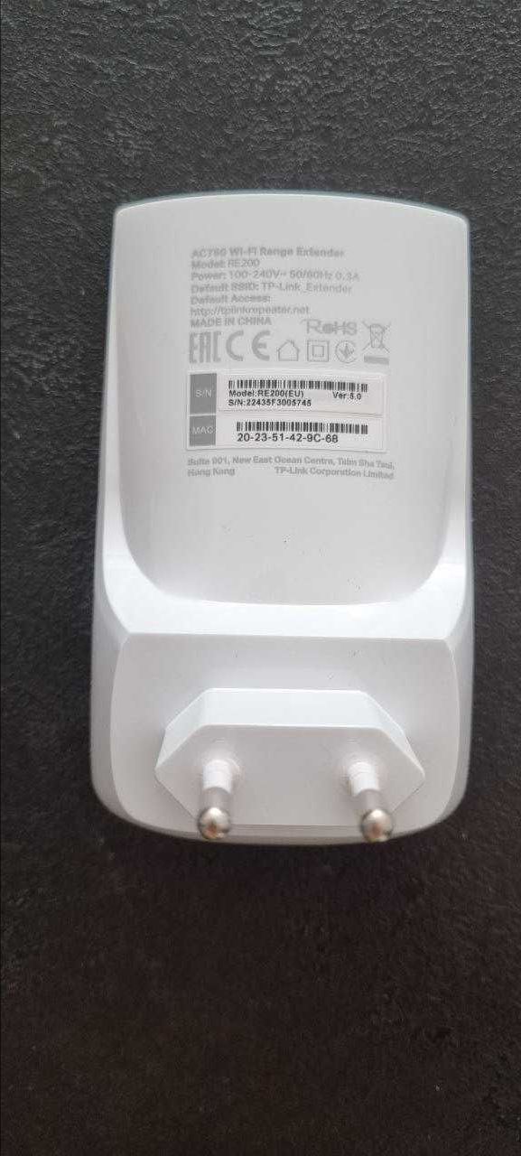 TP-LINK RE200 WiFi range extender wzmacniacz sygnału