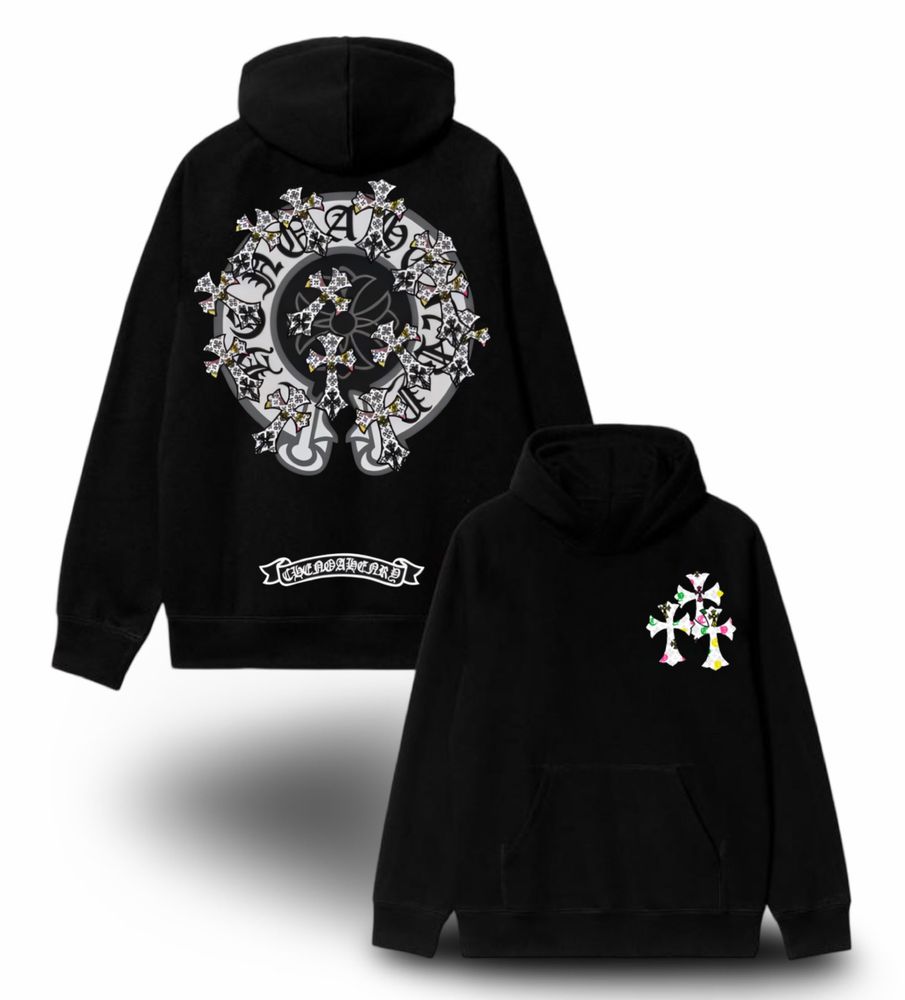 Худи Chrome Hearts Logo унисекс толстовка Хром Хартс новые модели New