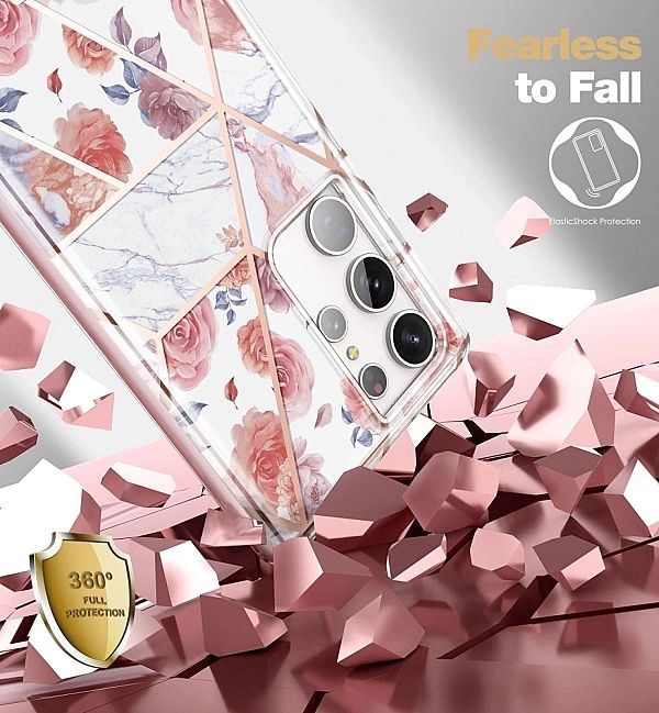 Etui Tech-Protect Velar na Samsung Galaxy S23 Ultra - różowe