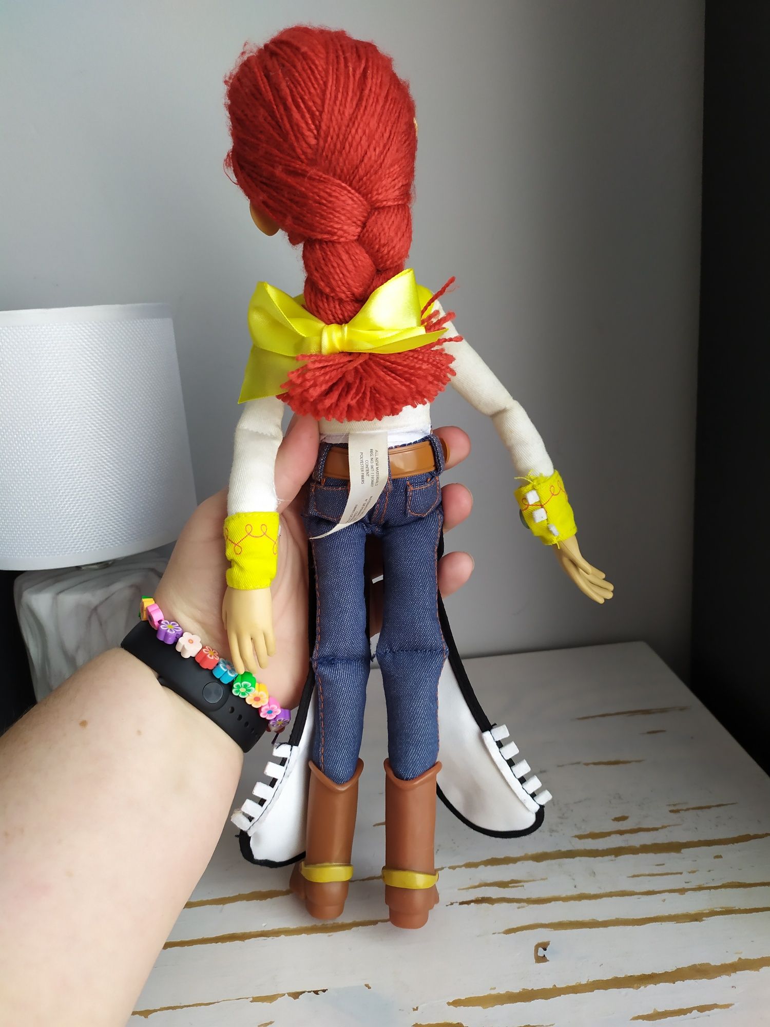 Toy Story kowbojka Jessie lalka mówi język angielski