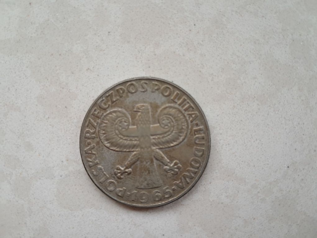 Moneta 10zł Kolumna z 1965 Duża