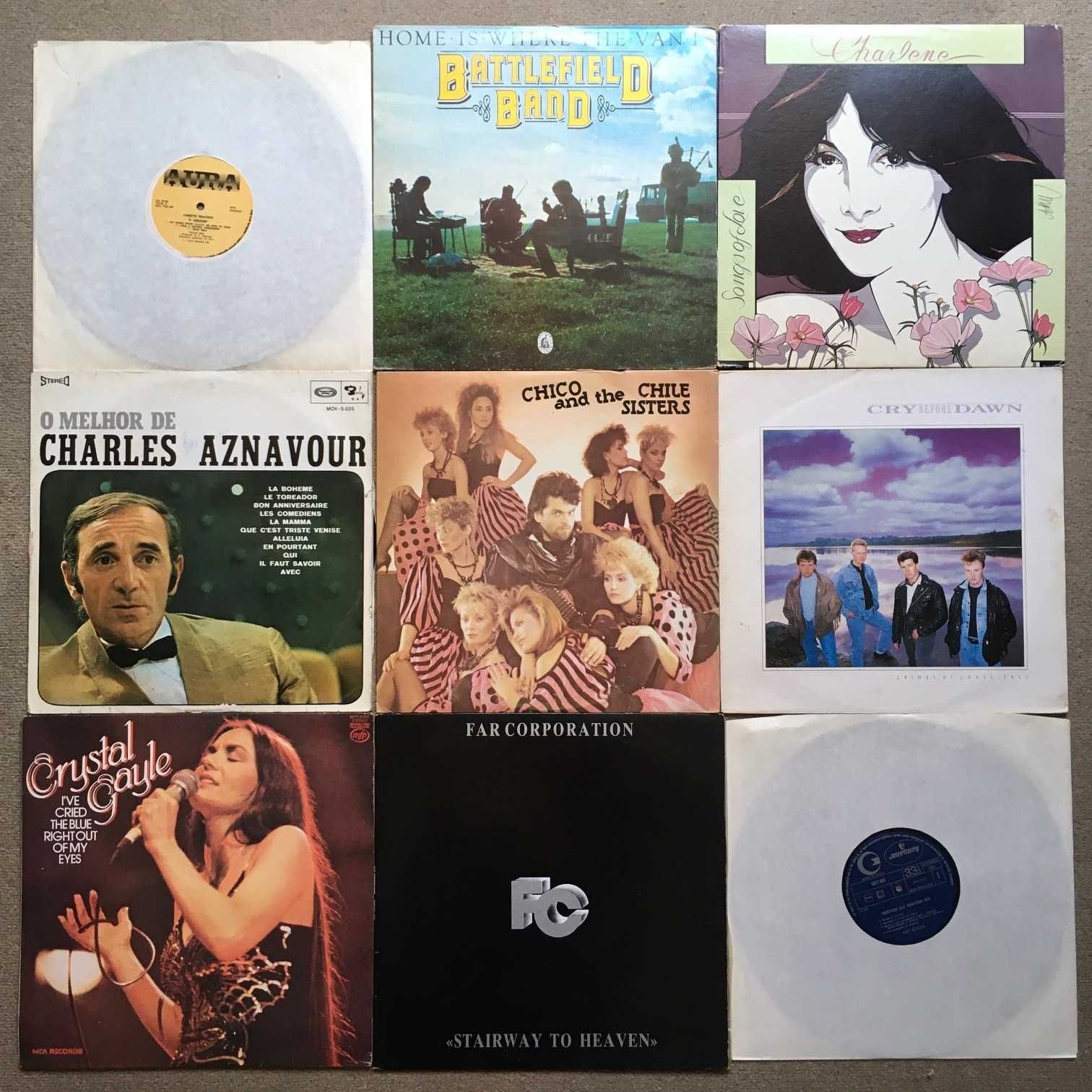 Discos vinil LP - 3€ cada - pop rock jazz portuguesa brasileira