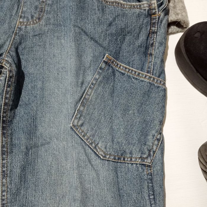 Джинсовый комбинезон 46-48