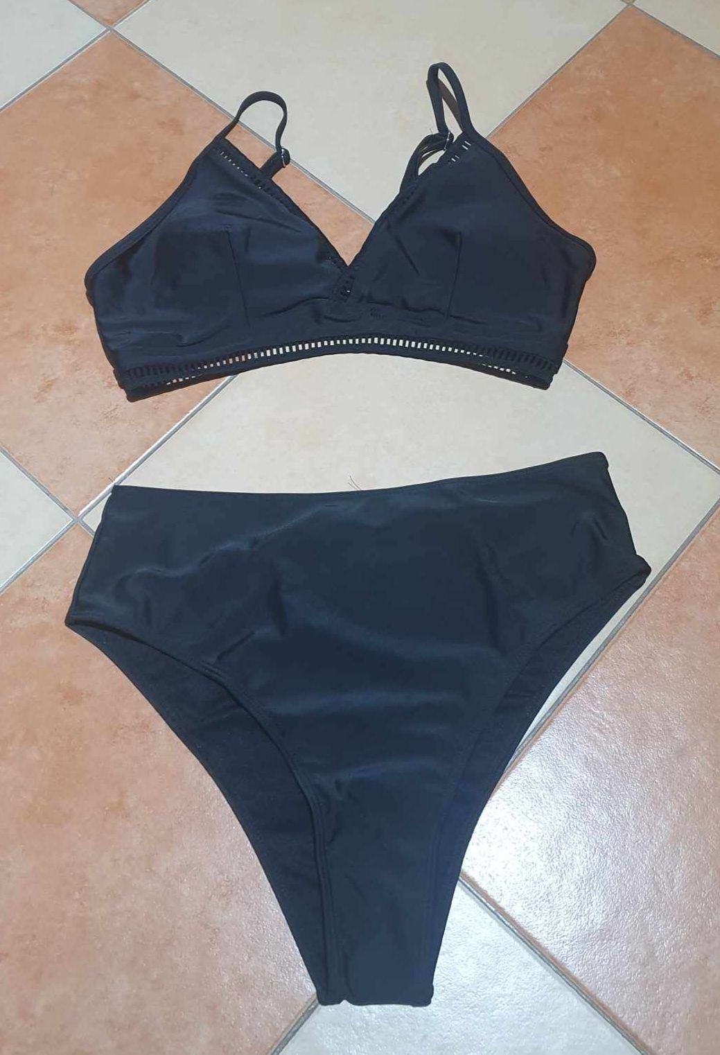 Komplet czarne bikini XL/2XL