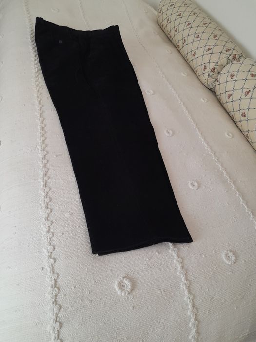 Blazer e calças, bombazine,azul escuro "Barred's"