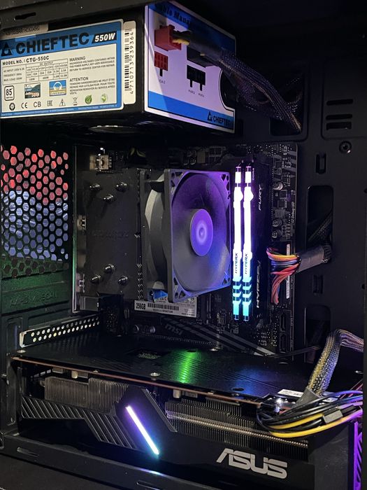 RX 5700 XT | Ryzen 5 4500 | 16GB DDR4 | 256GB SSD | 550W Ігровий ПК