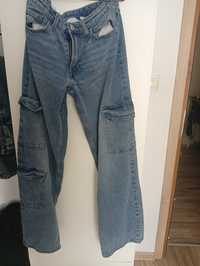 Spodnie dżinsowe bojówki