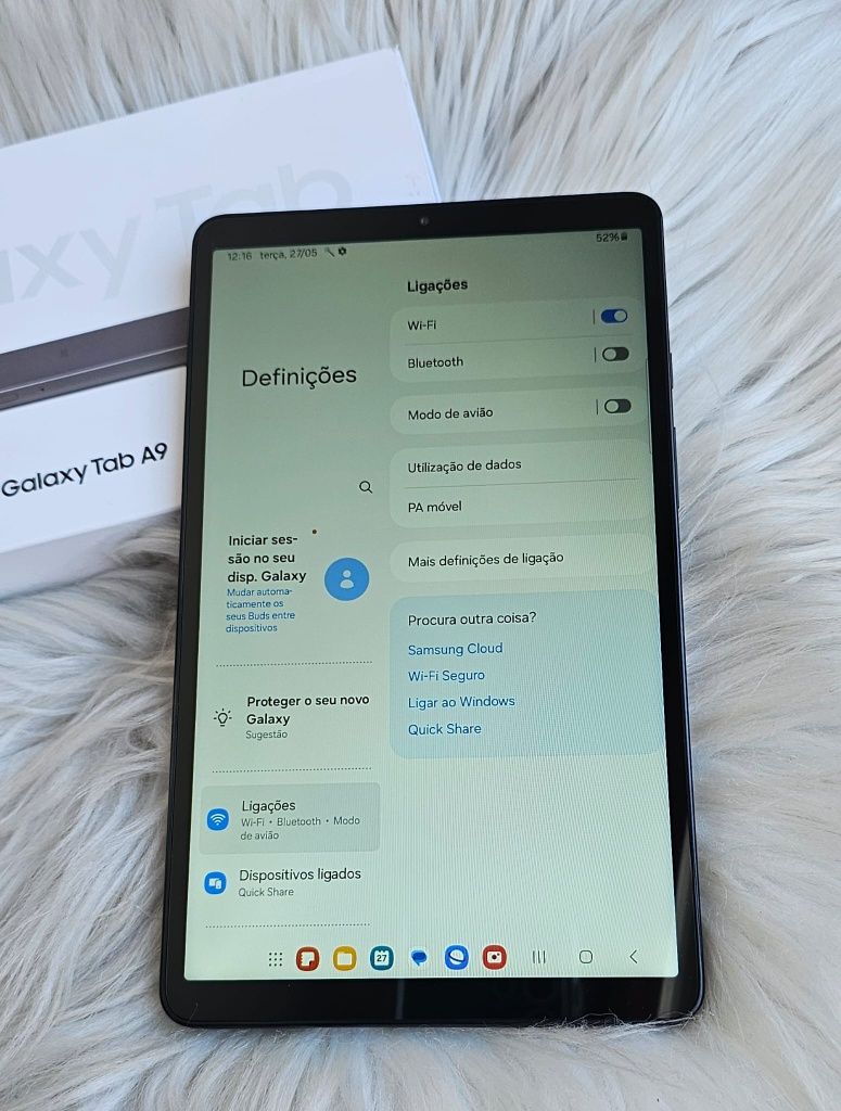 Tablet Samsung A9 128gb  Nova
