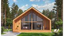 Casa de Madeira T.3 DULEX Bungalow Pré-Fabricada