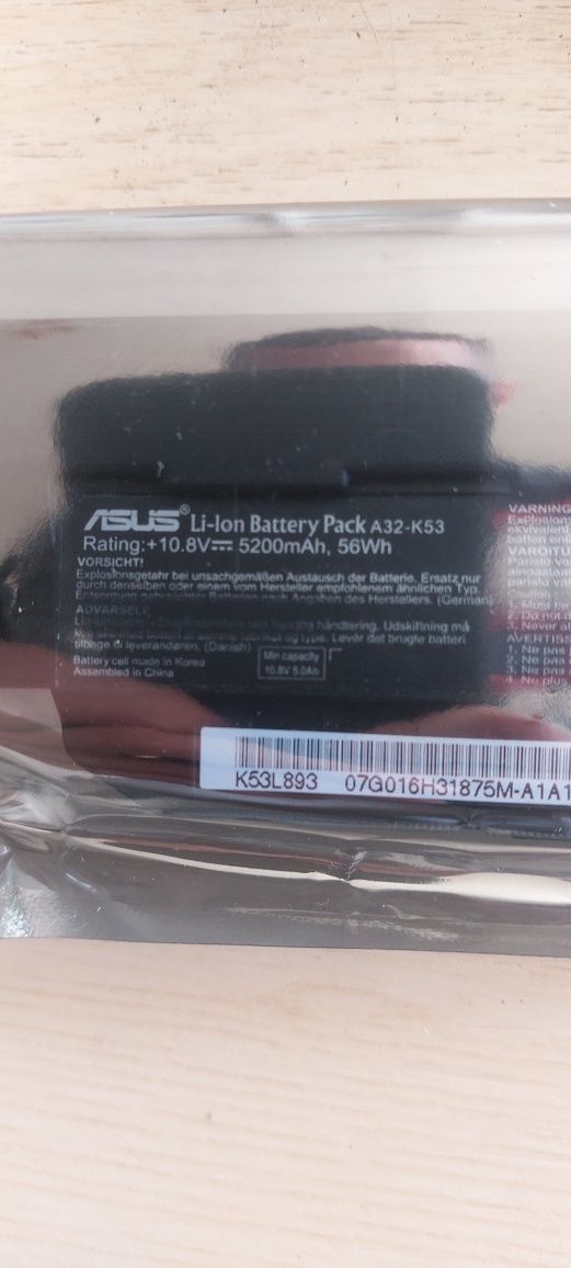 Батарей для ноутбука Asus. K43,K54,A43,A53,A83,,A84,x43,x53,x54...