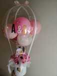 Box rocznica urodziny prezent balon baloon box glamour roze ferer