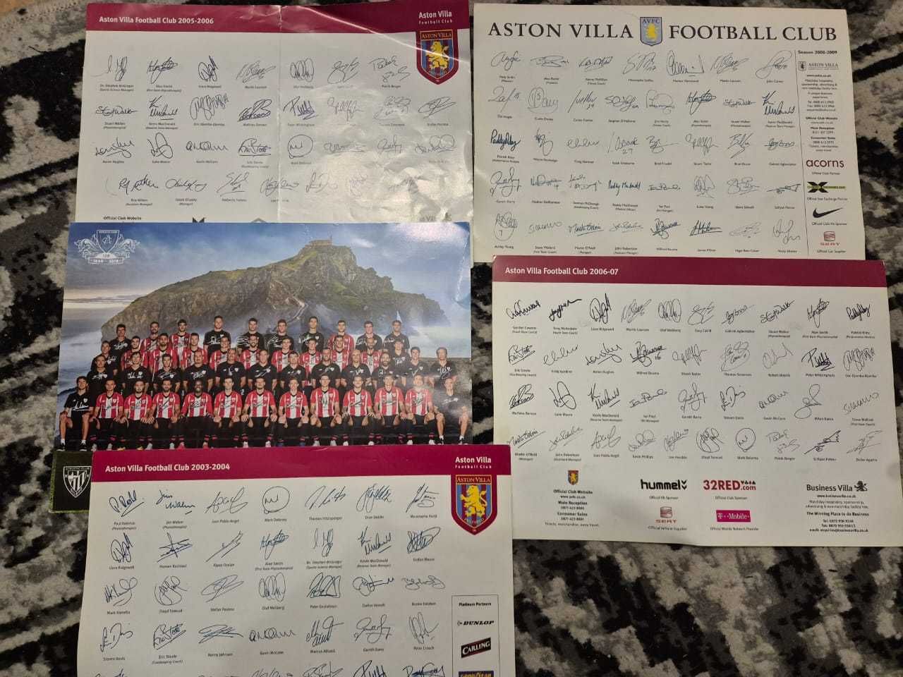 Pocztówka Autografy Polska  Boniek Smolarek Furtok Gratis Real Madryt