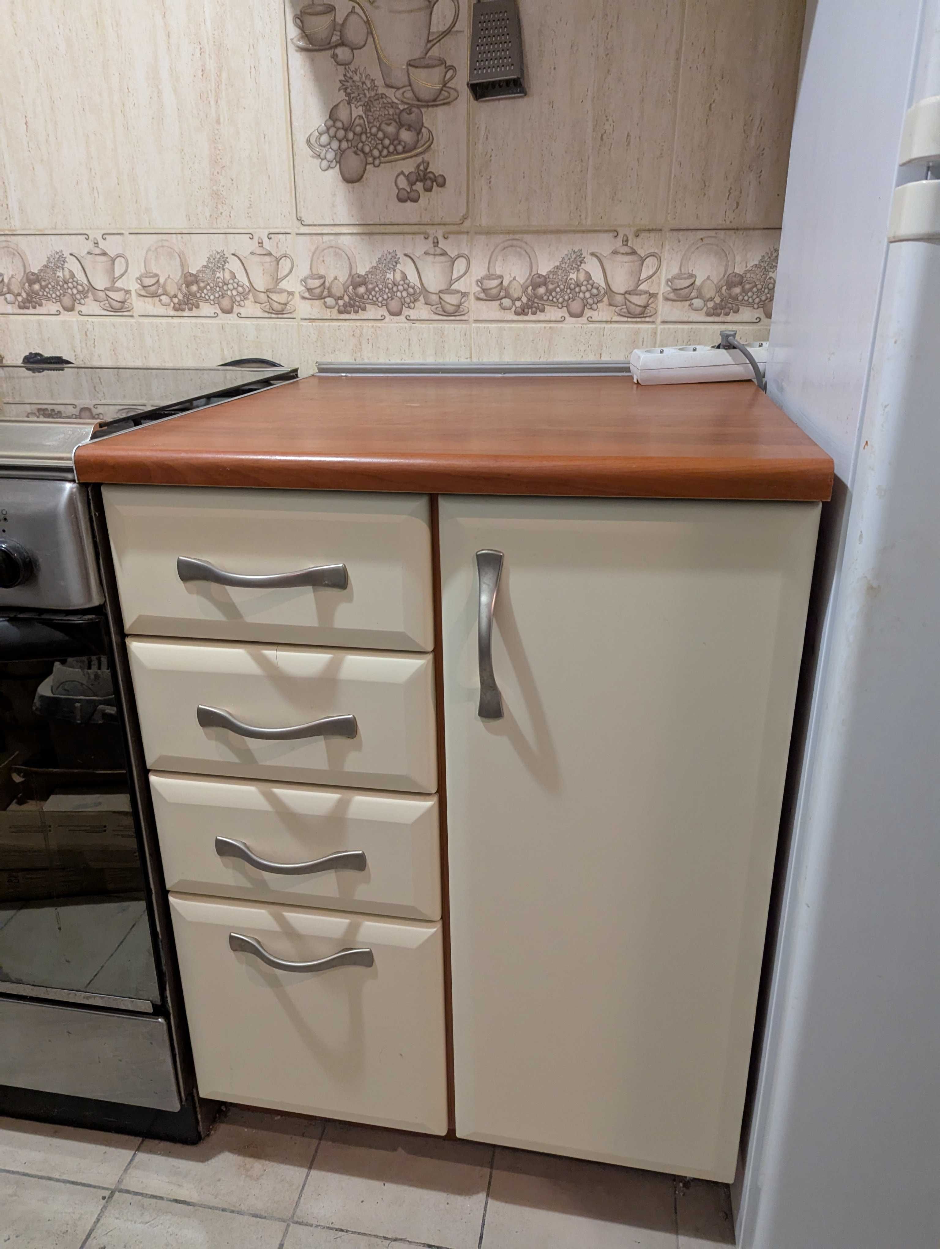 Komplet mebli kuchennych kolor kremowy ecru 2,6m- gotowy do odbioru