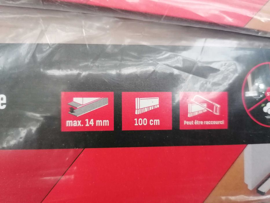 Самоклейний нижній ущільнювач дверей білий PARKSIDE