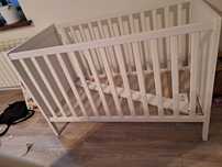 Łóżeczko sundvik Ikea materac
